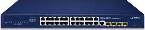 Planet GS-4210-24T4S Managed L2 Switch με 24 Θύρες Gigabit (1Gbps) Ethernet και 4 SFP Θύρες