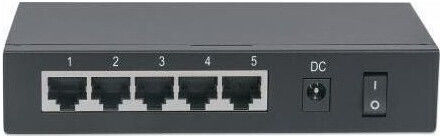 Intellinet 561082 Неуправляем L2 PoE Суич с 5 Гигабитови (1Gbps) Ethernet Порта