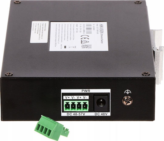 Hikvision DS-3T1306P-SI/HS Unmanaged L2 PoE+ Switch με 4 Θύρες Gigabit (1Gbps) Ethernet