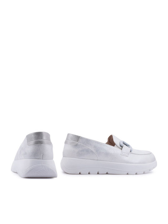 Women's Loafers in Beige Color