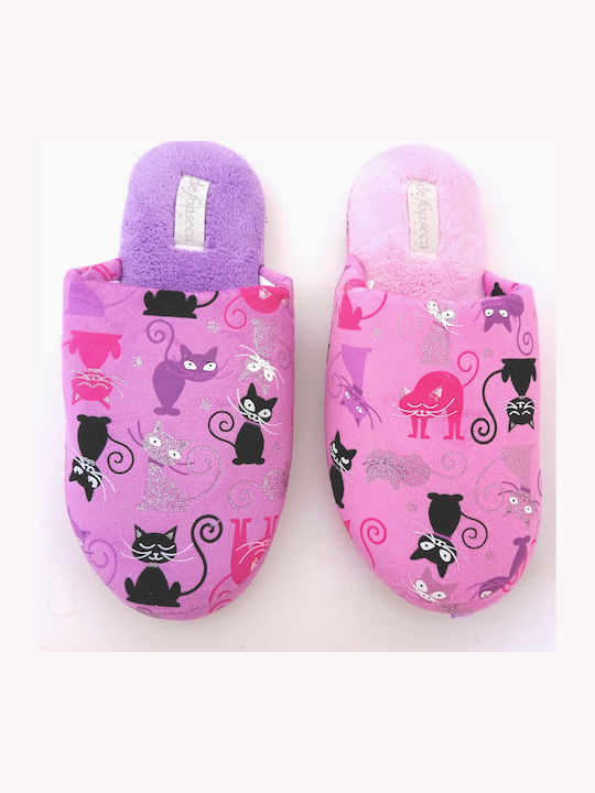 De.roma Top I W513 Winter Women's Slippers Pink
