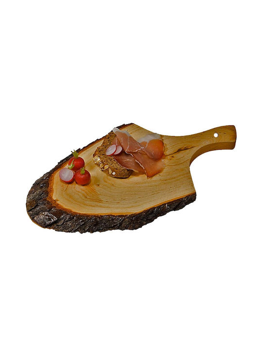 Bakaji Wooden Cheese Serving Platter 35x14x2cm