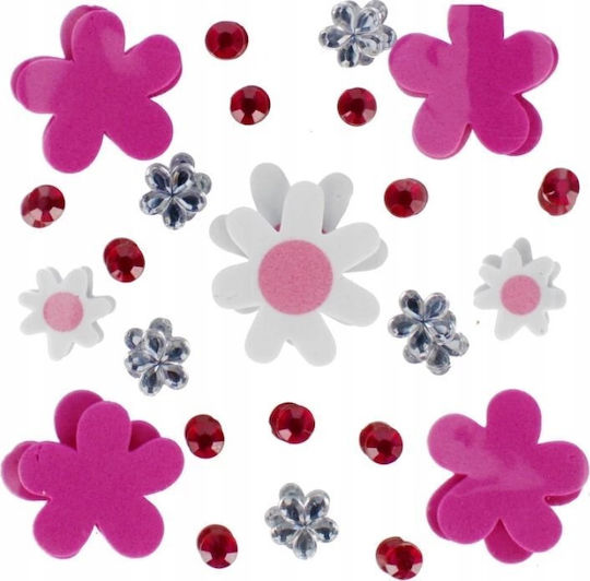 Craft Fun Decorative Dek Eva Flower Sprzyl Crystal Cf 12/144