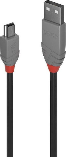 Lindy USB 2.0 Cable USB-A male - mini USB-B male 0.5m (36721)
