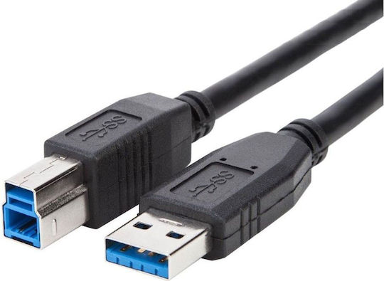 Goobay USB 3.0 Kabel USB-A-Stecker - USB-B-Stecker Schwarz 0.5m 95722