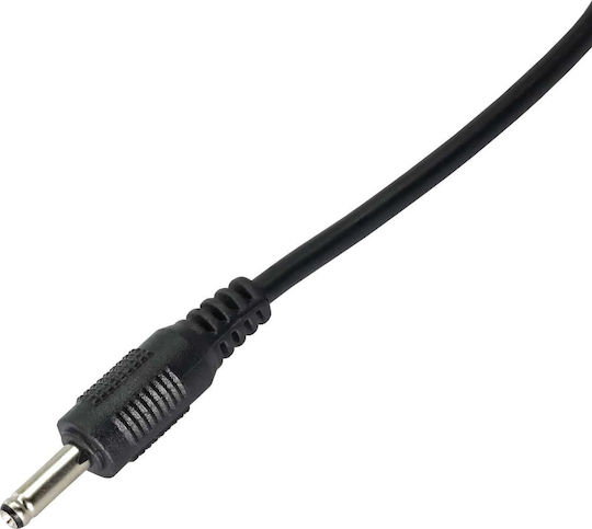 Akyga USB 2.0 Cable USB-A male - DC Μαύρο 0.8m (AK-DC-03)