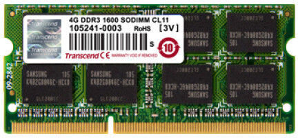 Transcend DDR3 with Module 1x8GB and Speed 1333 for Laptop