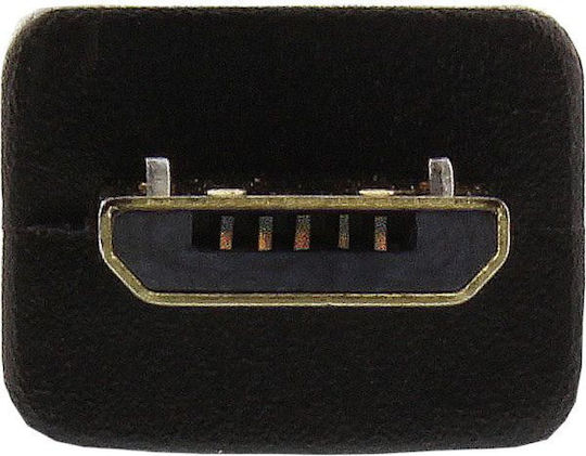 InLine USB 2.0 Cable micro USB-A female - micro USB-A male Μαύρο 1.5m 32715P