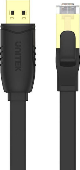 Unitek USB 2.0 Кабел USB-A мъжки - RJ45 Черен 1.8м Y-SP02001B