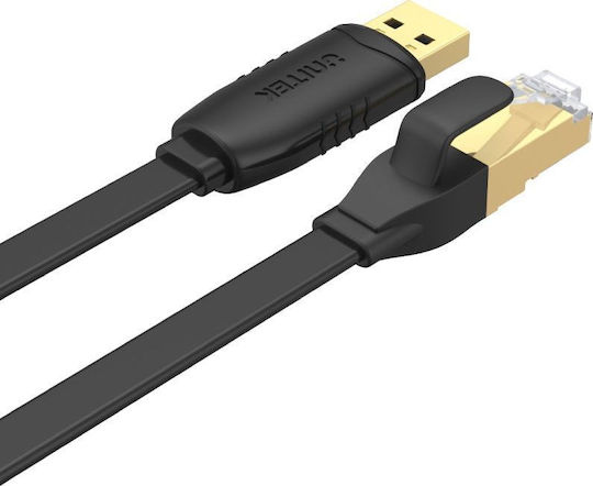 Unitek USB 2.0 Кабел USB-A мъжки - RJ45 Черен 1.8м Y-SP02001B