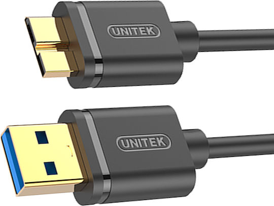 Cablu USB Unitek USB-A 2 M Negru Y-C463GBK