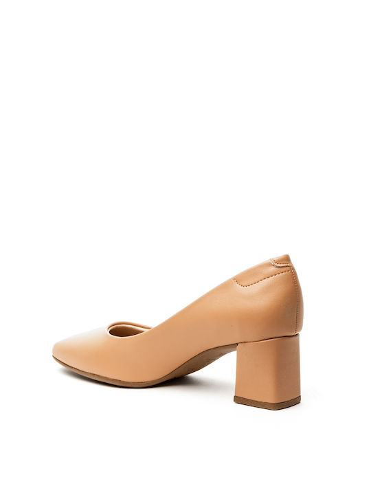 Pumps mit mittelhohem Absatz Rosa