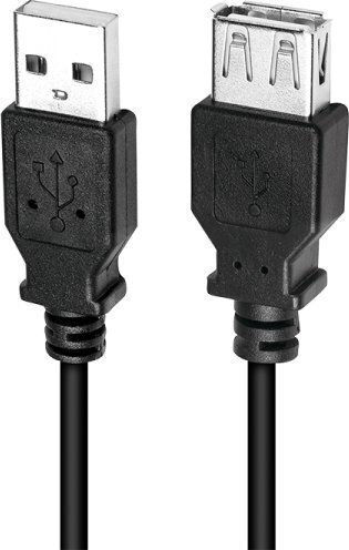 LogiLink USB 2.0 Kabel USB-B-Stecker,B-PLUG - USB-B-Stecker Schwarz 3m CU0011B