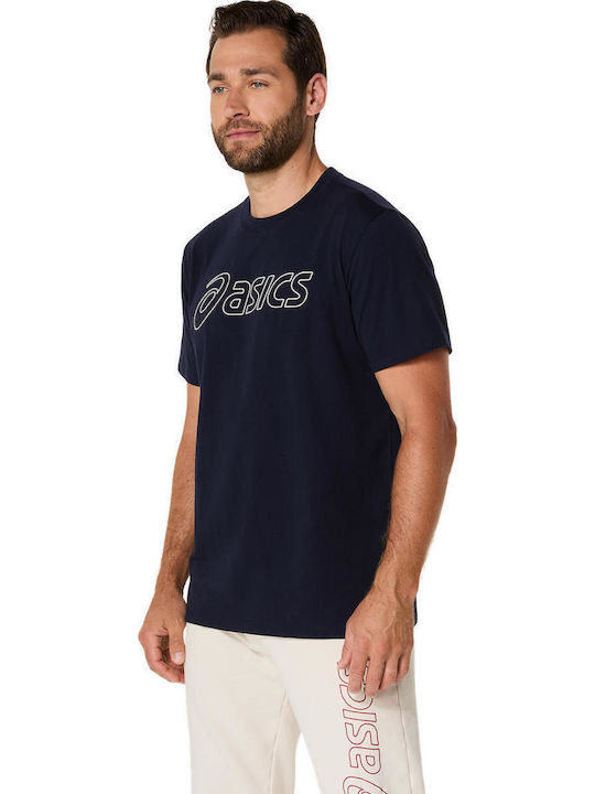 Αθλητικό T-shirt Navy Μπλε