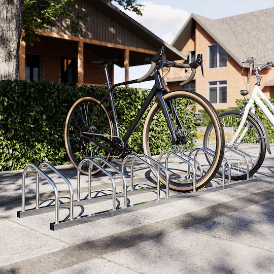 Bakaji Doppel-Fahrradstnder 2 Positionen Stahl Bodenparkplatz 02839598 |  Skroutz Germany