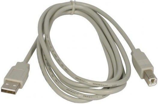 Logo Collection USB 2.0 Cable USB-A male - USB-B male Γκρι 1.8m 17057
