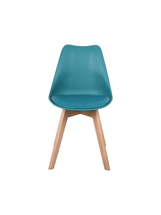 Gaston Dining Room Polypropylene Chair Blue 58x47x85cm