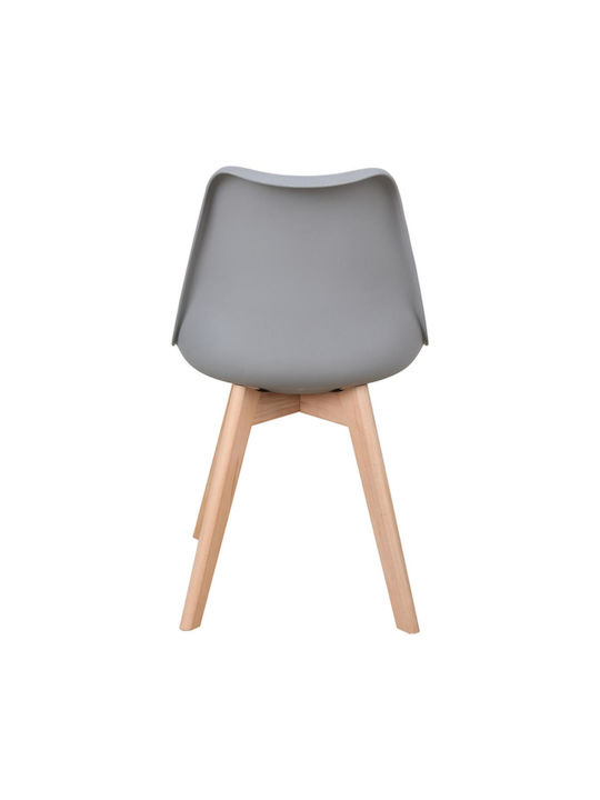 Gaston Dining Room Polypropylene Chair Light Gray 58x47x85cm