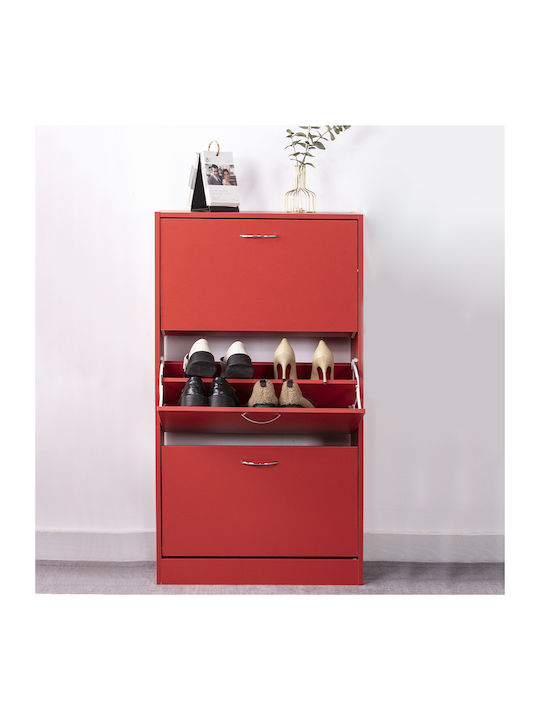 Ξύλινη Παπουτσοθήκη 63x24x115cm