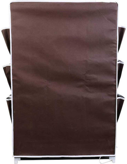 Stoff Schuhschrank 60x30x90cm