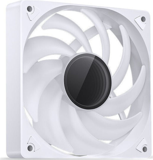Jonsbo SL-120W Case Fans 120mm (1500rpm) with RGB Lighting and 4-Pin PWM Connection White