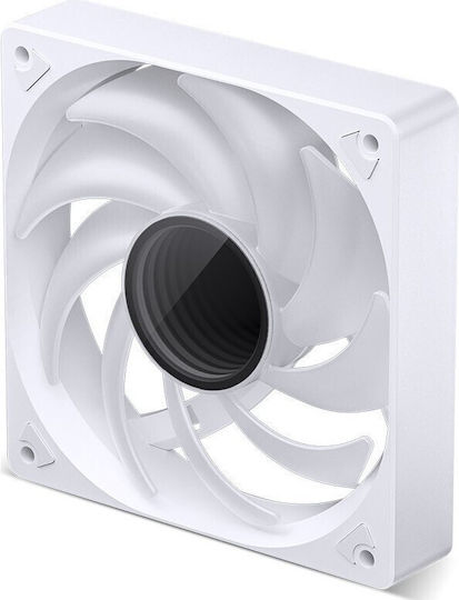 Jonsbo SL-120W Case Fans 120mm (1500rpm) with RGB Lighting and 4-Pin PWM Connection White