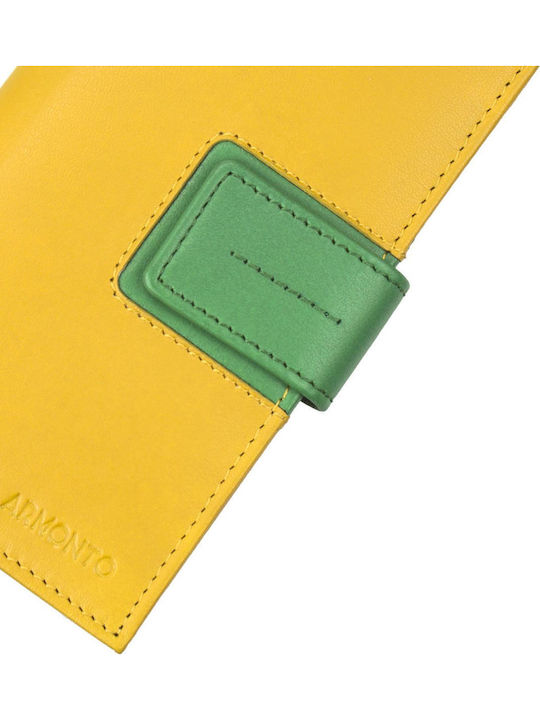 Large Women's Wallet Classic with RFID Yellow / Green