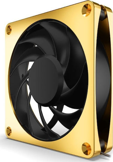 Alphacool Apex Stealth Gehäuselüfter 120mm (2000rpm / 76.81cfm) Ohne LEDs Beleuchtung und Verbindung 4-Pin PWM Gold