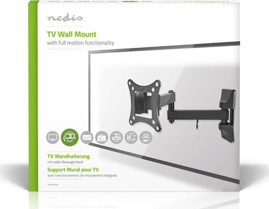 Nedis Tvwm1510bk Tv Wall Mount Led Lcd Plasma Tvs 13-27 Inches 15kg