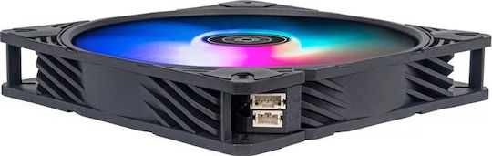 Silverstone Shark Force 140 Case Fans (2200rpm / 120cfm) with ARGB Lighting and Connection 4-Pin PWM