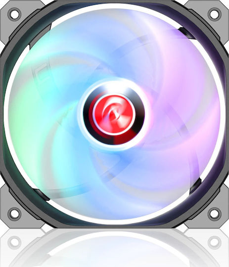 Raijintek Ageras 12 Case Fans 120mm (2200rpm / 67.38cfm) with RGB Lighting and 4-Pin PWM Connection