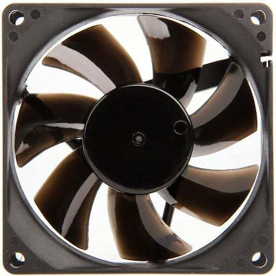 Noiseblocker P1 Case Fan 80mm (1500rpm / 17.25cfm) Without LEDs Lighting and Connection 3-Pin