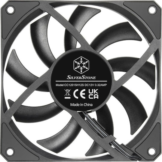 Silverstone Air Slimmer 120 Case Fan (1800rpm / 63.67cfm) Χωρίς Led Φωτισμό και Σύνδεση 4-Pin PWM