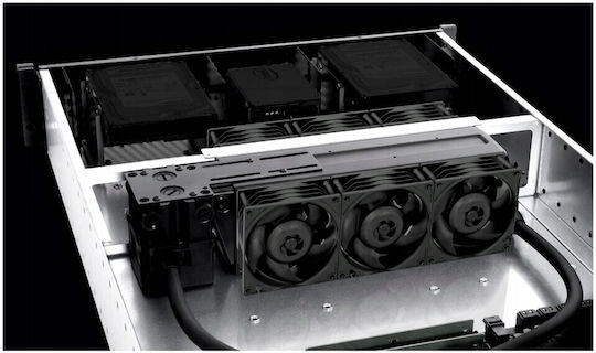 Arctic S8038-10K Вентилатор за кутия (10000 оборота в минута / 102 CFM) Без светодиодно осветление и свързване 4-пинов молекс 4 бр