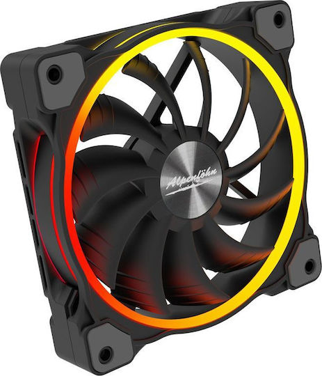 Alpenfoehn Wing Boost 3 Case Fans 120mm (2200rpm / 77.92cfm) with ARGB Lighting and 4-Pin Molex Connection Pack of 3