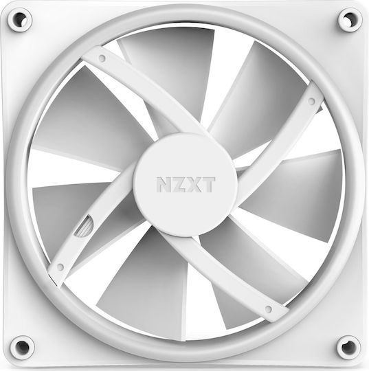 NZXT F140 Duo Case Fan (1800rpm / 84.75cfm) με RGB Φωτισμό και Σύνδεση 4-Pin PWM Λευκό