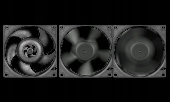 Arctic S8038-7K Вентилатор за Кутия (7000 оборота / 70cfm) Без Светодиодно Осветление и Свързване 4-изводна ШИМ