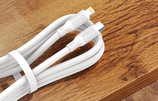 Foneng X80 USB-C zu Lightning Kabel 27W Weiß 1m