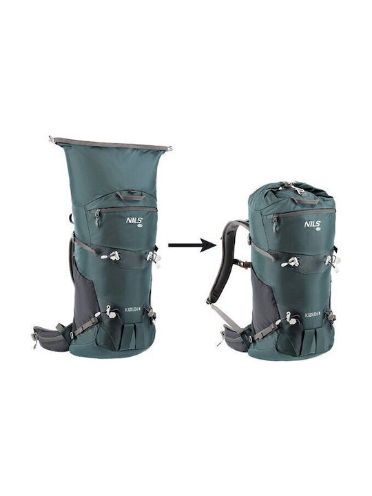 Nils Ορειβατικό Σακίδιο 40lt Αδιάβροχο Πράσινο Hiking
