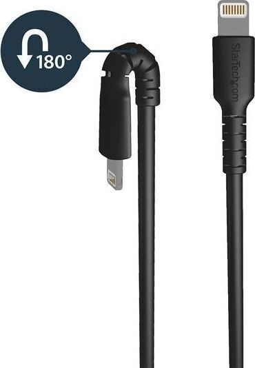 StarTech USB-A zu Lightning Kabel Schwarz 2m (RUSBLTMM2MB)