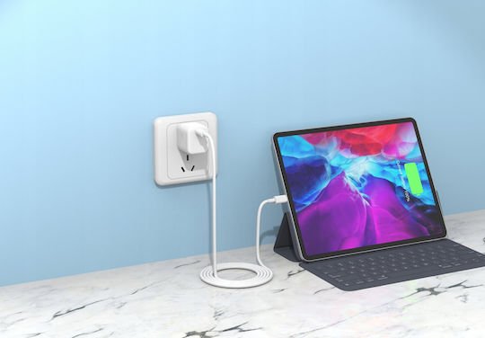 Jellico USB-A la Cablu Lightning Alb 1m