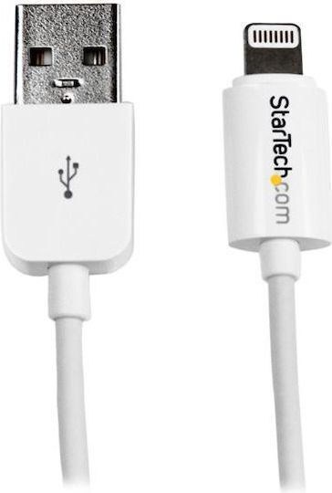 StarTech USB to Lightning Cable Λευκό 3m (USBLT3MW)