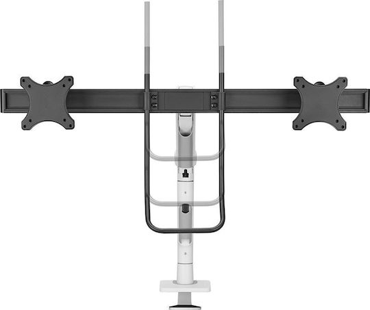 Neomounts Βάση Γραφείου για 2 Οθόνες έως 27" Λευκή (DS75S-950WH2)