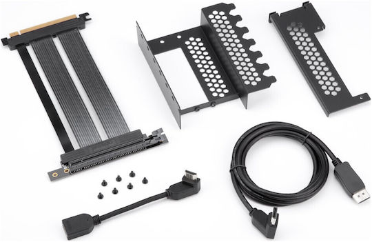 Cablemod Cm-vpb-hd4k-r Вертикална Pci-e Скоба 4.0 Издание Черен Hdmi + Displayport