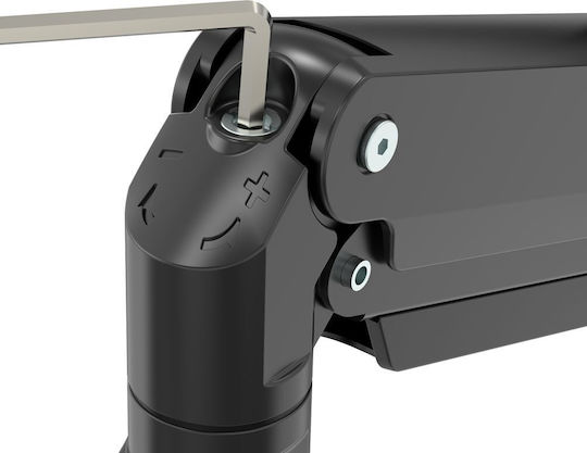 Neomounts Halterung Auf dem Schreibtisch für 3 Monitore bis 27" mit Arm (NM-D775DX3BLACK)