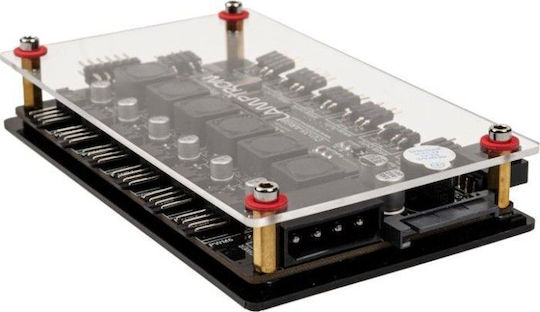 Lamptron CU135 Fan Controller & RGB Controller with Display ARGB Black LED Controller