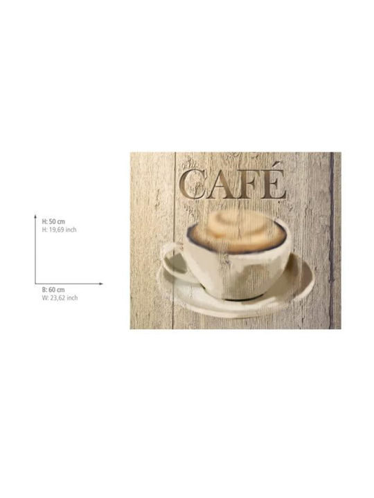 Wenko Glas Spritzschutz Café Gehärtet Mehrfarbig 60 x 50 x 0,1 cm