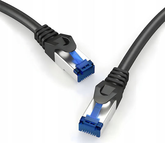 Montis S/FTP Cat.6a (Gigabit) Καλώδιο Δικτύου Ethernet 50m Μαύρο