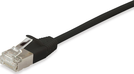 Equip F/FTP Cat.6a (Gigabit) Καλώδιο Δικτύου Ethernet 10m Μαύρο