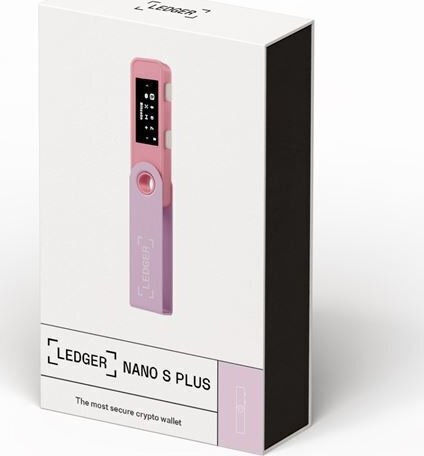 Ledger Nano S Plus Cryptocurrency Wallet Pastel Pink